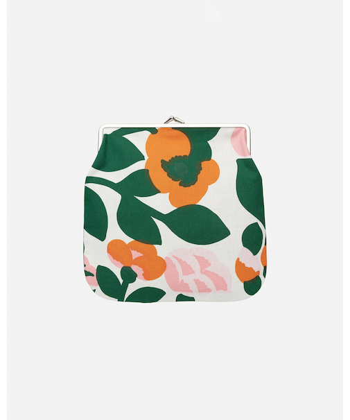 Pieni Green Green Iso Kukkaro がま口ポーチ