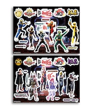 【特別配送料有】Gロッソ限定 A4ステッカー ナンバーワン戦隊ゴジュウジャー＆ブライダン2枚セット