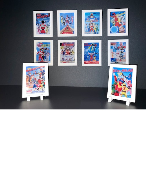 【特別配送料有】Gロッソ限定 歴代スーパー戦隊 トレーディングフレームマグネット Vol.1 コンプリートセット