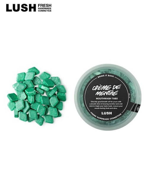 公式 LUSH クレームドマント マウスウォッシュ タブレット型 デンタル