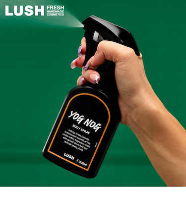 LUSH ヨッグノッグ ボディスプレークリスマス 限定 2025 フレグランス パフューム 香水 人気 かわいい ヴィーガン コスメ ラッシュ 公式