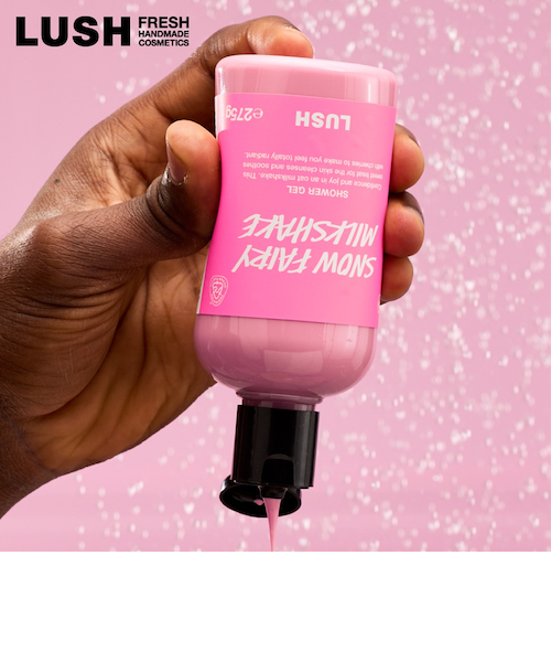 LUSH スノーフェアリーミルクシェイク シャワージェル