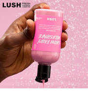 LUSH スノーフェアリーミルクシェイク シャワージェル クリスマス 限定 2025 ボディソープ ライム 綿菓子 人気 かわいい ヴィーガン コスメ ラッシュ 公式