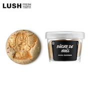 LUSH クリスマスの食卓 洗顔料  クリスマス 限定 2025 カカオバター クランベリー 人気 かわいい ヴィーガン コスメ ラッシュ 公式
