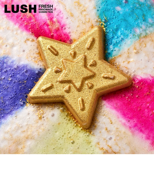 LUSH スターオブワンダー バスボム クリスマス 限定 2025 入浴剤 プチギフト プレゼント ココナツ 人気 かわいい ヴィーガン コスメ ラッシュ 公式