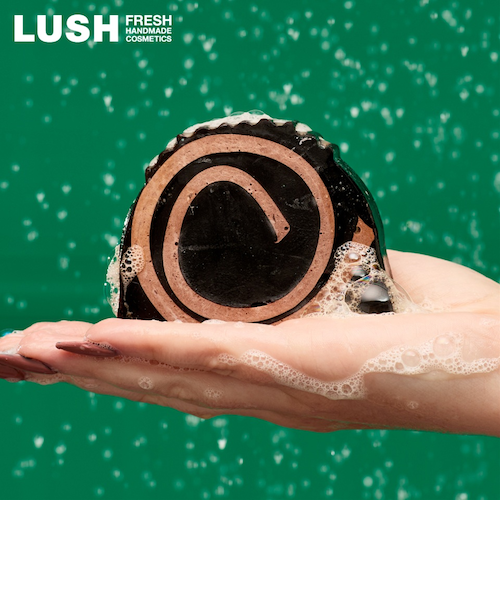 LUSH ユールログ ソープ クリスマス 限定 2025 バニラ カカオ 固形石鹸