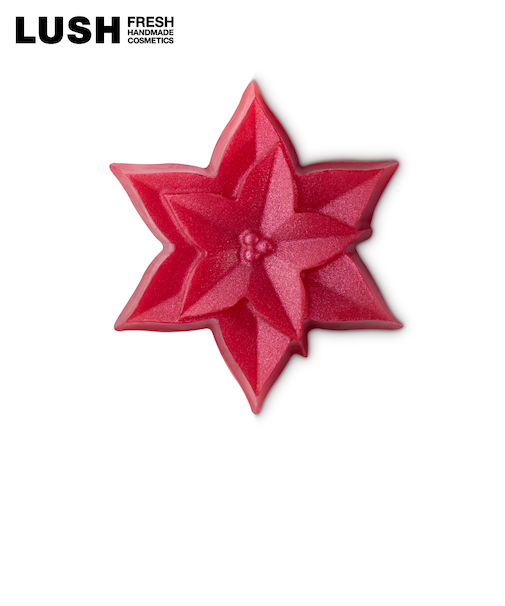 LUSH リース ソープ Ｍ クリスマス 限定 2025 ゼラニウム フローラル ハーバル 固形石鹸 人気 かわいい ヴィーガン コスメ ラッシュ 公式