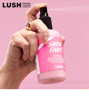 LUSH スノーフェアリー ヘアプライマー クリスマス 限定 2025 ヘアケア スタイリング 人気 かわいい ヴィーガン コスメ ラッシュ 公式