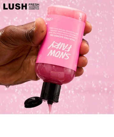 LUSH スノーフェアリー シャワージェル クリスマス 限定 2025 ボディソープ ライム 綿菓子 人気 かわいい ヴィーガン コスメ ラッシュ 公式