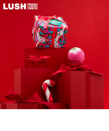 LUSH スイートクリスマス ギフト クリスマス 限定 2025 プレゼント バス用品 バスボム 入浴剤 コフレ かわいい ヴィーガン コスメ ラッシュ 公式