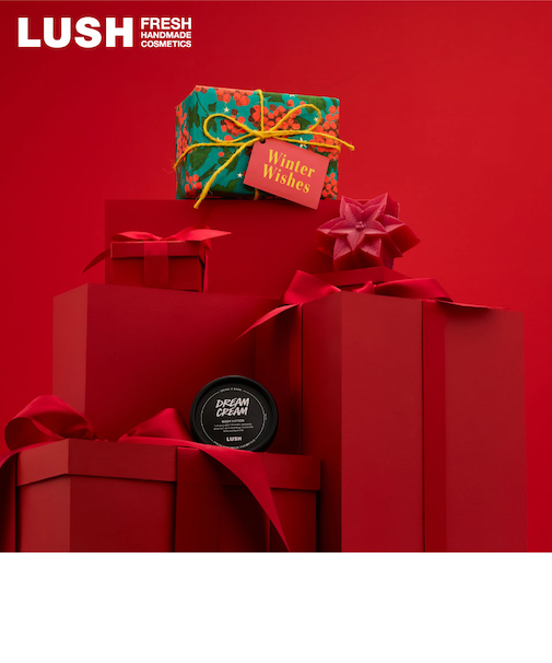 LUSH クリスマスウィッシュ ギフト クリスマス 限定 2025 プレゼント バス用品 バスボム 入浴剤 コフレ かわいい ヴィーガン コスメ ラッシュ 公式