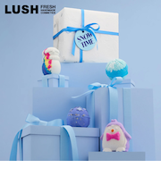 LUSH スノータイム ギフト クリスマス 限定 2025 プレゼント バス用品 バスボム 入浴剤 コフレ かわいい ヴィーガン コスメ ラッシュ 公式