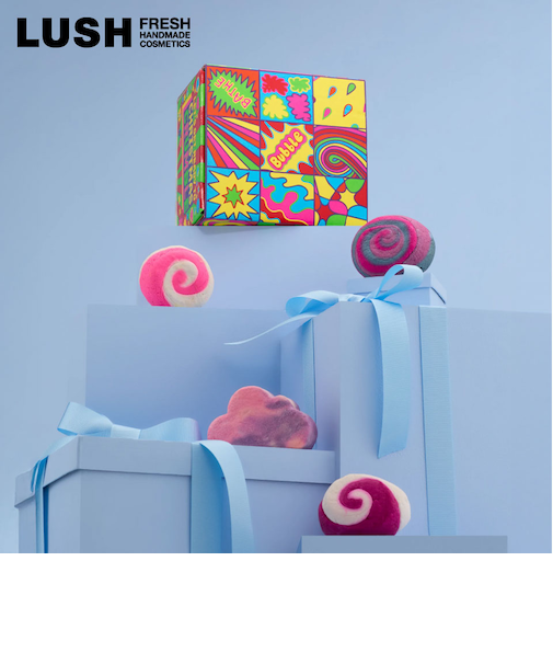 LUSH レッツ ゲット レディ トゥ クランブル ギフト クリスマス 限定 2025 プレゼント バス用品 バブルバー 泡風呂 入浴剤 コフレ かわいい ヴィーガン コスメ ラッシュ 公式