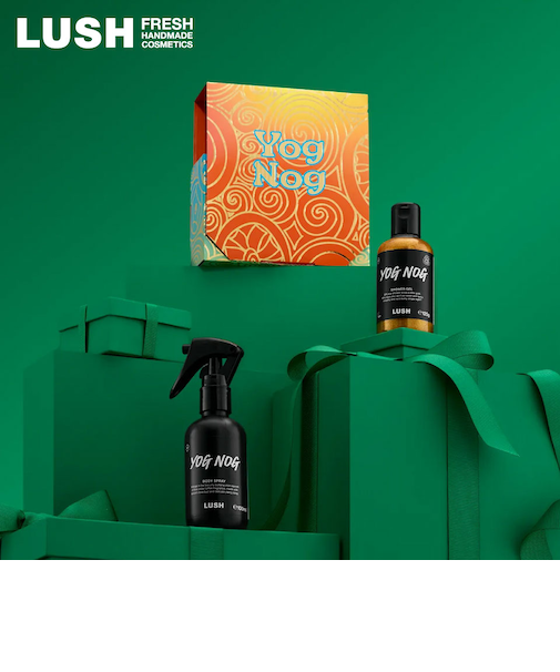LUSH ヨッグノッグ ギフト クリスマス 限定 2025 プレゼント バス用品 バスボム 入浴剤 コフレ かわいい ヴィーガン コスメ ラッシュ 公式