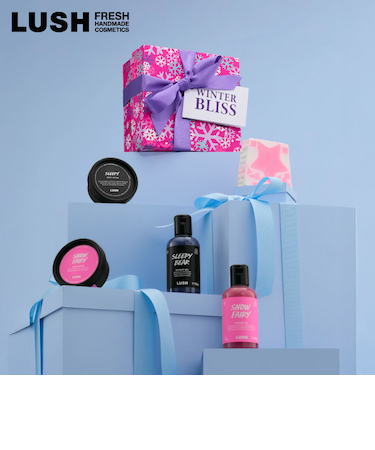 LUSH クリスマスブリス ギフト クリスマス 限定 2025 プレゼント バス用品 バスボム 入浴剤 コフレ かわいい ヴィーガン コスメ ラッシュ 公式
