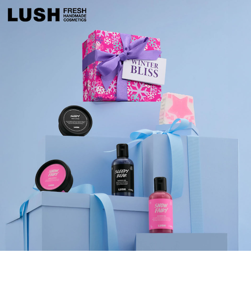 LUSH クリスマスブリス ギフト クリスマス 限定 2025 プレゼント バス用品 バスボム 入浴剤 コフレ かわいい ヴィーガン コスメ ラッシュ 公式