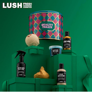 LUSH クオリティートリーツ ギフト クリスマス 限定 2025 プレゼント バス用品 バスボム 入浴剤 コフレ かわいい ヴィーガン コスメ ラッシュ 公式