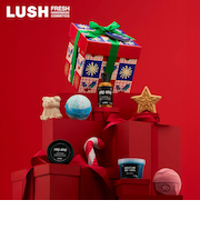 LUSH デックザホールズ ギフト クリスマス 限定 2025 プレゼント バス用品 バスボム 入浴剤 コフレ かわいい ヴィーガン コスメ ラッシュ 公式