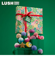 LUSH アートオブクリスマスベイジング ギフト クリスマス 限定 2025 プレゼント バス用品 バスボム 入浴剤 コフレ かわいい ヴィーガン コスメ ラッシュ 公式