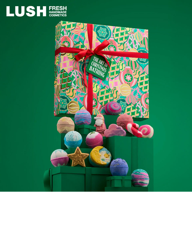 LUSH アートオブクリスマスベイジング ギフト クリスマス 限定 2025 プレゼント バス用品 バスボム 入浴剤 コフレ かわいい ヴィーガン コスメ ラッシュ 公式