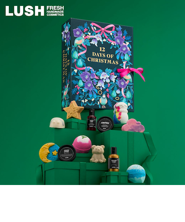 LUSH １２デイズ オブクリスマス ギフト クリスマス 限定 2025 プレゼント バス用品 バスボム 入浴剤 コフレ かわいい ヴィーガン コスメ ラッシュ 公式