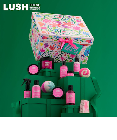 LUSH フェアリーマジック ギフト クリスマス 限定 2025 プレゼント バス用品 バスボム 入浴剤 コフレ かわいい ヴィーガン コスメ ラッシュ 公式