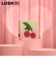 LUSH フルーツオントップ ソープ バレンタイン 2026 限定 固形 石鹸 チェリー ローズ ヴィーガン 自然由来 コスメ ラッシュ 公式
