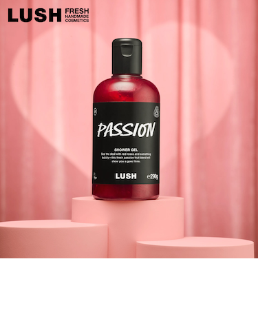LUSH トロピカルレッド ボディソープ バレンタイン 限定 2026 かわいい パッションフルーツ ローズ ハンドメイド 自然由来 コスメ ラッシュ 公式