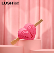 LUSH ビーマイバレンタイン バブルバー 入浴剤 バレンタイン 2026 限定 泡風呂 オーガニック ヴィーガン ハート かわいい コスメ ラッシュ 公式