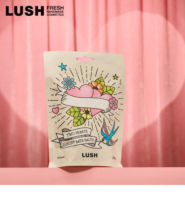 LUSHトゥーハーツ バスソルト 入浴剤 バレンタイン 2026 限定 手作り コスメ ラッシュ 公式