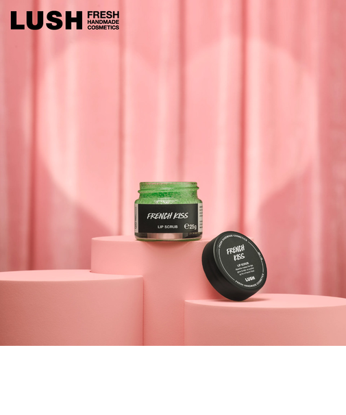 LUSH フレンチ キス リップスクラブ バレンタイン 2026 限定 リップケア スクラブ かわいい コスメ ラッシュ 公式