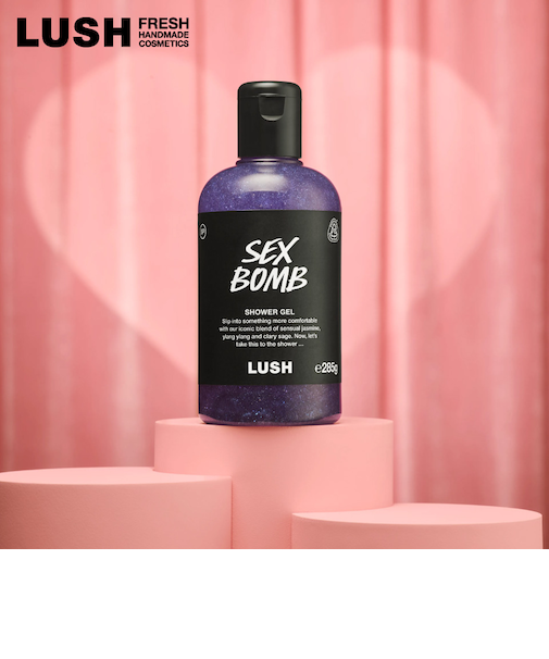 LUSH セクシー・ダイナマイト シャワージェル V バレンタイン 限定 2026 ボディソープ ヴィーガン 自然由来 コスメ ラッシュ 公式