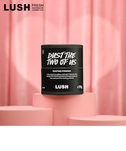 LUSH ダストザトゥーオブアス ボディパウダー バレンタイン 限定 2026 パウダー かわいい 人気 ジャスミン イランイラン ヴィーガン コスメ ラッシュ 公式