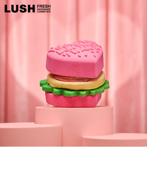 LUSHラブバーガー ギフト バスボム バブルバー 入浴剤 バレンタイン