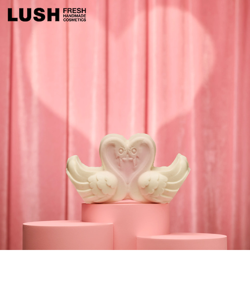 LUSH シグネットリング 150g バレンタイン 限定 2026 固形 石鹸 ハート イランイラン ヴィーガン 自然由来 コスメ ラッシュ 公式