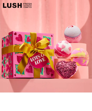 LUSH ロッツ オブ ラブ ギフト バレンタイン 限定 2026 バスボム 入浴剤 かわいい 人気 ヴィーガン コスメ ラッシュ 公式