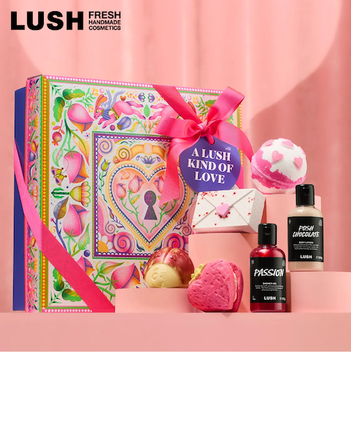 LUSH ラッシュ カインド オブ ラブ ギフト バレンタイン 限定 2026 バスボム 入浴剤 かわいい 人気 ヴィーガン コスメ ラッシュ 公式