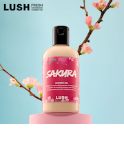 LUSH サクラ シャワージェル ホワイトデー 2026 限定 ボディソープ ヨモギ ミモザ シトラスフローラル ハンドメイド ヴィーガン 自然由来 コスメ ラッシュ 公式