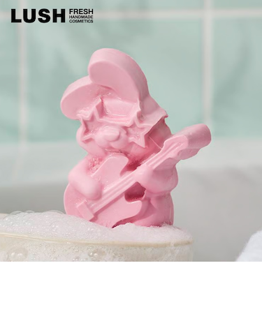 LUSH ロックスターラビット イースター 限定 2026 固形 石鹸 ソープ バニラ うさぎ かわいい ハンドメイド ヴィーガン 自然派 コスメ ラッシュ 公式