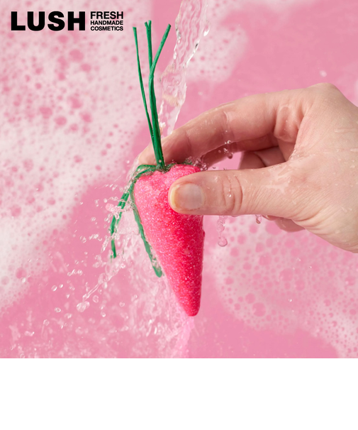 LUSH ベイビーレインボウベジ ピンク バブルバー イースター 限定 2026 入浴剤 泡風呂 オーガニック ベルガモット 自然由来 コスメ ラッシュ 公式