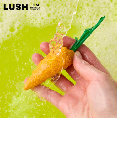 LUSH ベイビーレインボウベジ イエロー バブルバー イースター 限定 2026 入浴剤 泡風呂 オーガニック ベルガモット 自然由来 コスメ ラッシュ 公式