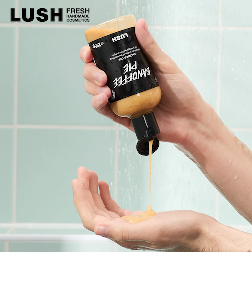 LUSH バノフィーパイ シャワージェル イースター 限定 2026 ボディソープ クリーミー しっとり 潤い ハンドメイド ヴィーガン 自然派 コスメ ラッシュ 公式