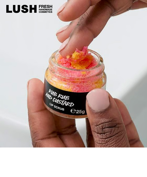 LUSH ラブラブアンドカスタード リップスクラブ イースター 限定 2026