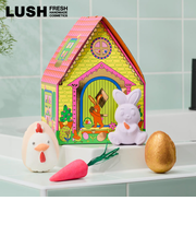 LUSH バニーコテージ ギフト イースター 限定 2026 バスボム バブルバー 入浴剤 泡風呂 自然由来 コスメ セット コフレ ラッシュ 公式