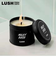 LUSH ミルキーバス キャンドル イースター 限定 2026 アロマ オレンジ シトラス リラックス ヴィーガン コスメ ラッシュ 公式