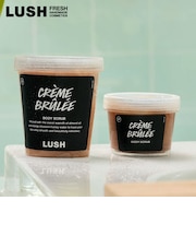 LUSH クレームブリュレ ボディスクラブ 母の日 2026 限定 ボディケア グルマン カスタード バニラ ヴィーガン 自然派 コスメ ラッシュ 公式