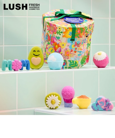LUSH ブルーミング マーベラス マム ギフト 母の日 2026 限定 バスボム バブルバー 入浴剤 プレゼント ハンドメイド コスメ セット ラッシュ 公式