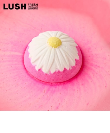 LUSH ブルーミングビューティフル ピンク バスボム 母の日 2026 限定 入浴剤 スイートオレンジ 花 ヴィーガン 自然派 コスメ ラッシュ 公式