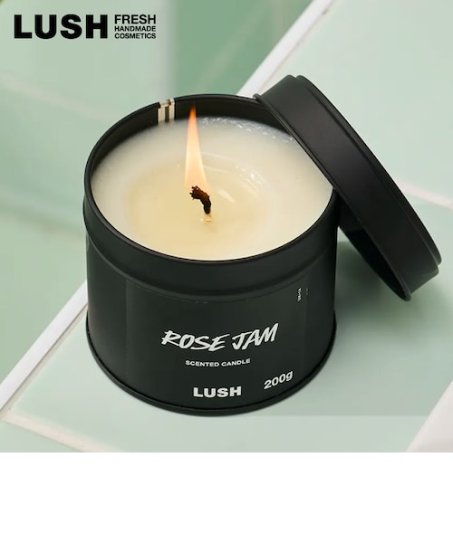 LUSH ローズジャム キャンドル 母の日 2026 限定 アロマ ローズ