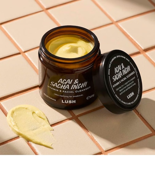 LUSH AC＆SI フェイシャルクレンザー 洗顔料 クレンジング メイク落とし クリーム スキンケア プレゼント ハンドメイド 自然派 コスメ ラッシュ 公式
